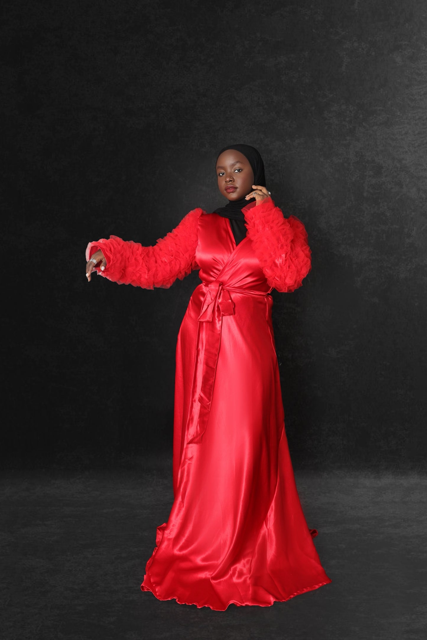 Asta Abaya Red Pre-Order