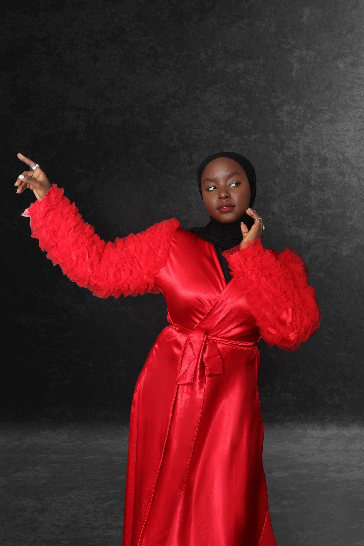 Asta Abaya Red Pre-Order