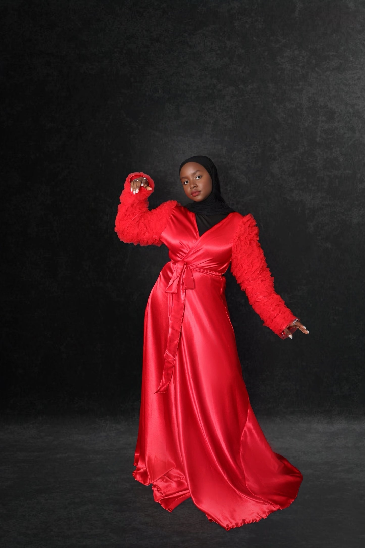 Asta Abaya Red Pre-Order