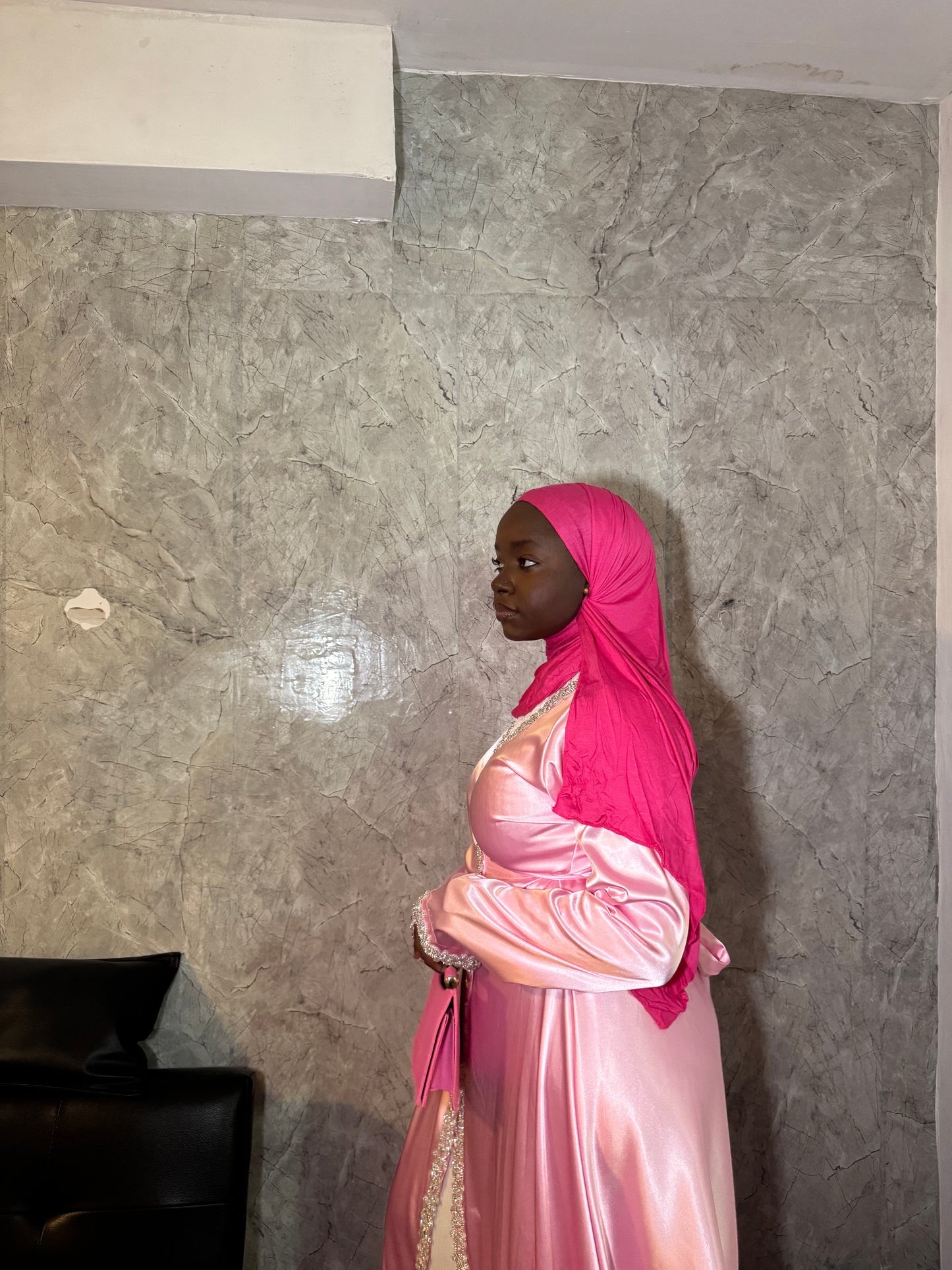 Zahrah Abaya Pink Pre-Order